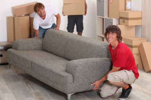 Professional team handling office removals in Crews Hill